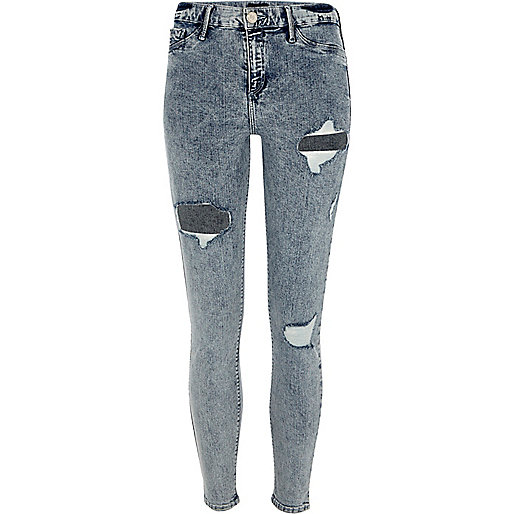 jacques-vertuk Acid wash ripped Molly jegging 696633 women Seasonal Offers