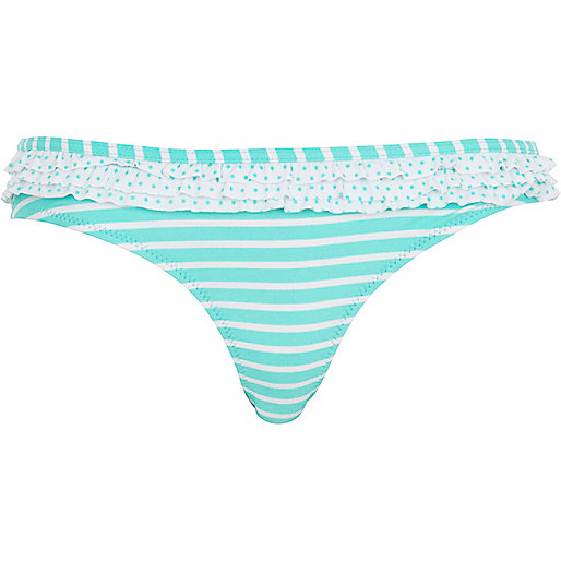 jacques-vertuk Aqua stripe bikini briefs 605480 women Swimwear / Beachwear