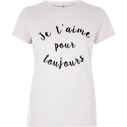 river island tote handbags,jacques-vertuk Ladies New In Beige 'je t'aime' fitted short sleeve T-shirt Print T-Shirts / Tanks T-Shirts & Tanks Tops women