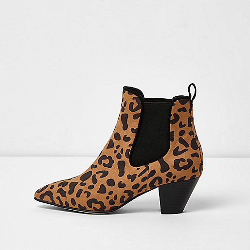 river island slip on shoes,jacques-vertuk Online Beige leopard print western ankle boots women 706193