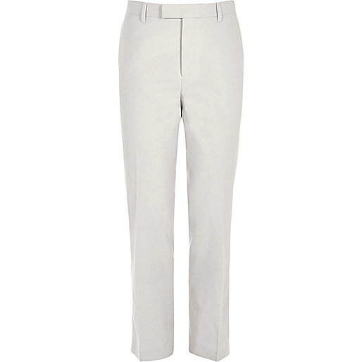 black friday deals at river island,jacques-vertuk Outlet Beige linen slim fit suit pants men 299306