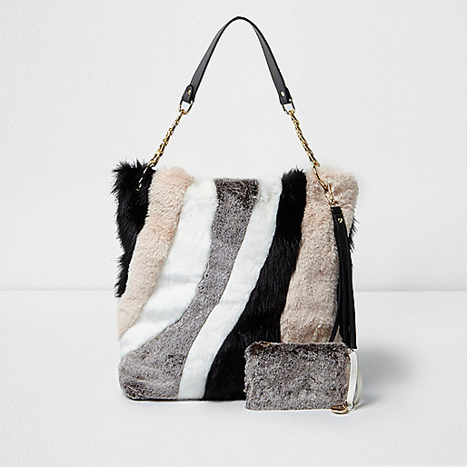 river island grey jackets,jacques-vertuk Internet Shopping Beige mixed fur slouch chain bag Shoulder Bags Bags / Purses women