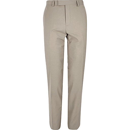 jacques-vertuk Beige skinny suit pants 292812 men Seasonal Offers