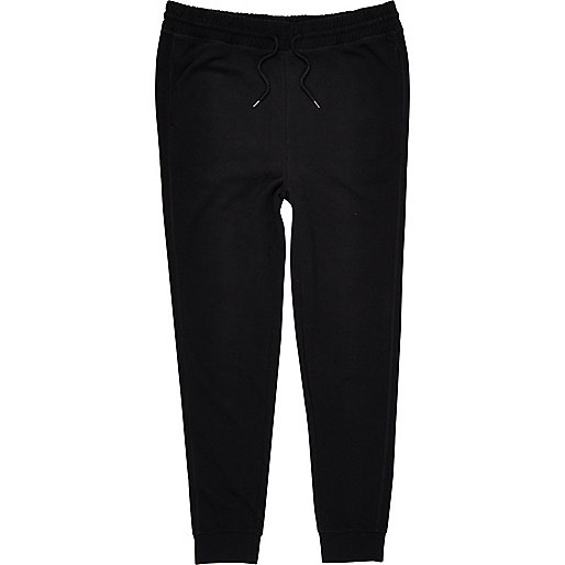 jacques-vertuk Big and Tall black jersey joggers 300187 men Joggers