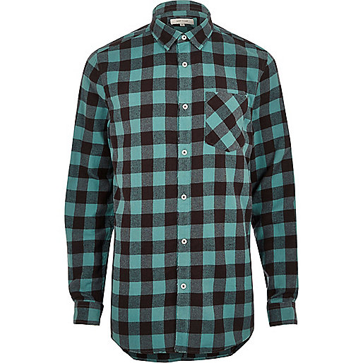 river island oxford street,jacques-vertuk UK Sale Big and Tall blue casual buffalo check shirt men 299945