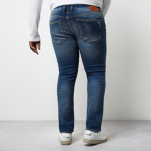 river island sale trainers,jacques-vertuk Ireland Big and Tall blue Dylan ripped slim fit jeans men 299830