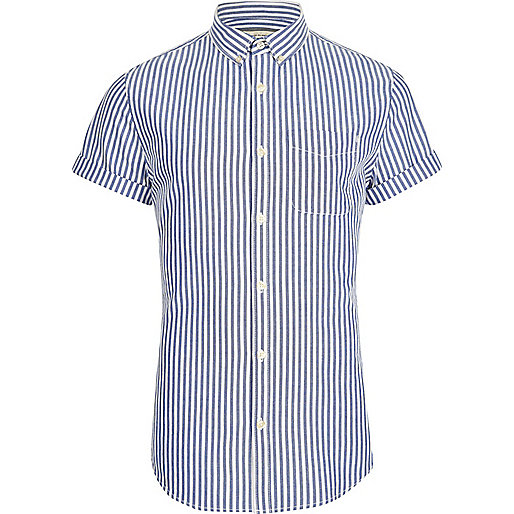 molly white jeans river island,jacques-vertuk Shop Big and Tall blue stripe short sleeve shirt men 302683