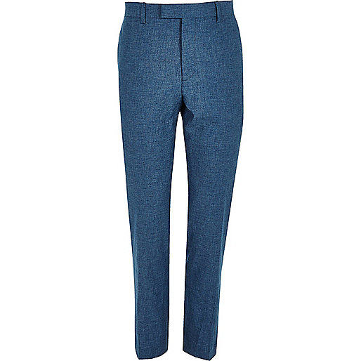 river island footwear,jacques-vertuk Ireland Online Shopping Big and Tall blue suit pants Suit Pants Suits men