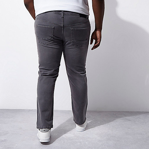 river island bags price,jacques-vertuk Online Big and Tall grey Dean straight leg jeans men 299826