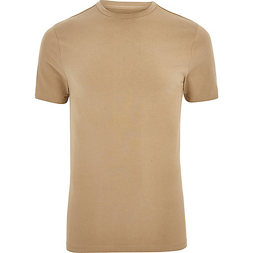 river island mixed print dress,jacques-vertuk Online Big and Tall light brown muscle fit T-shirt men 300160