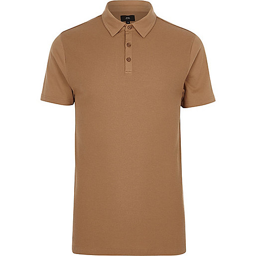 river island sale ladies,jacques-vertuk Ireland Big and Tall light brown waffle polo shirt men 303147