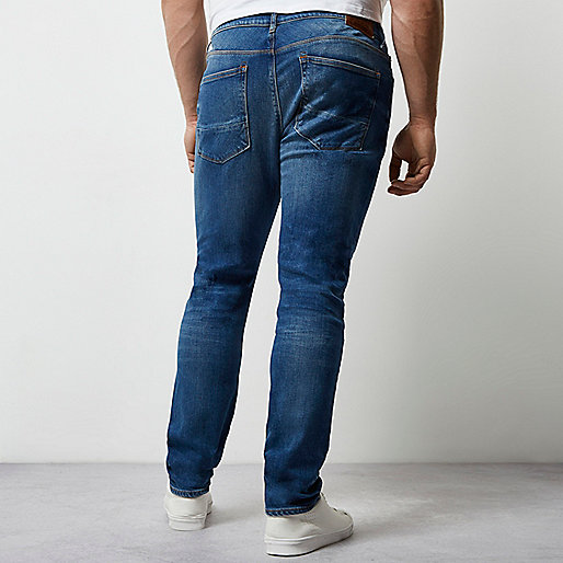 river island london bag,jacques-vertuk Outlet Big and Tall mid blue wash Sid skinny jeans men 299831