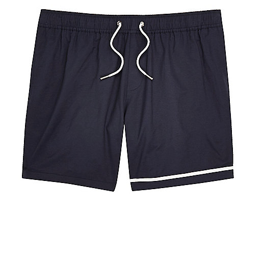 jacques-vertuk Big and Tall navy swim trunks 301823 men Shorts