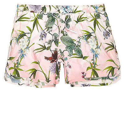 river island trench coat mens,jacques-vertuk Last Season Stock Big and Tall pink floral short swim trunks Shorts Sale men