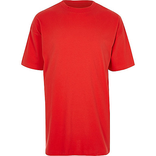 river island argyle street,Summer Clothes jacques-vertuk Big and Tall red oversize fit T-shirt T-shirts T-Shirts / Tanks men