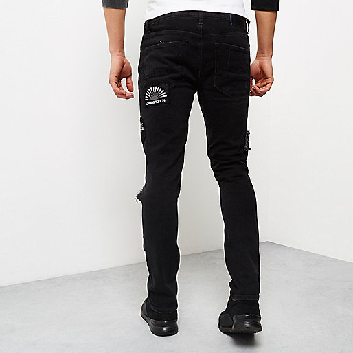 river island ruffle blouse,jacques-vertuk Outlet Black badge Sid skinny jeans men 297836