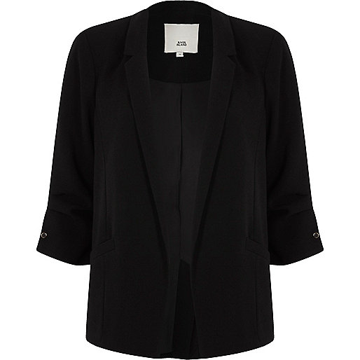 jacques-vertuk Black bar cuff blazer 707378 women Coats / Jackets Blazers