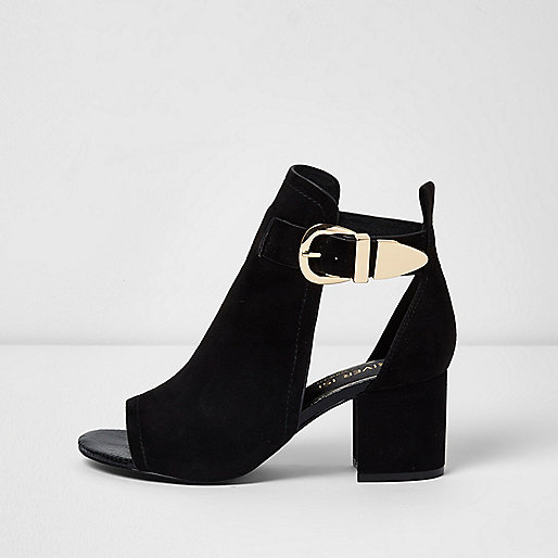 cream boots river island,jacques-vertuk UK Black buckle block heel shoe boots women 703824