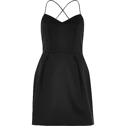 jacques-vertuk Black cami strap mini dress 692785 women Dresses