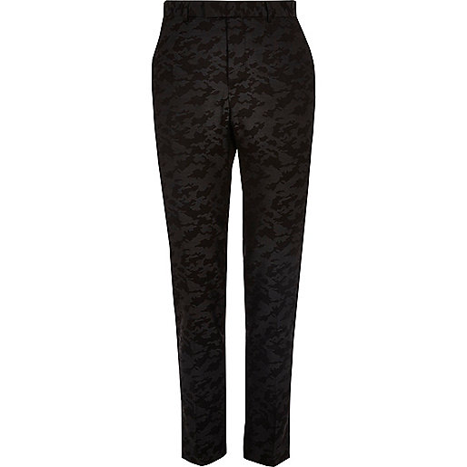 river island overnight bag,jacques-vertuk Stores Black camo print skinny suit pants men 295774