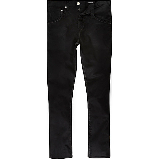 jacques-vertuk Black Chester skinny tapered jeans 289957 men Seasonal Offers