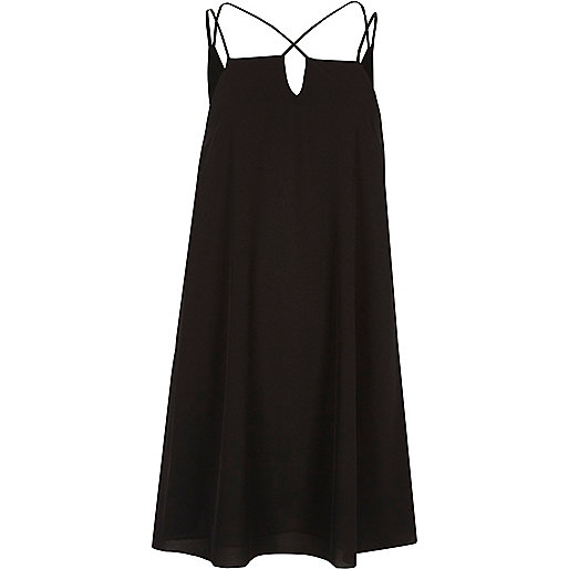 river island bags in store,jacques-vertuk Black Shirt Black cross strap slip dress Slip / Cami Dresses Dresses women