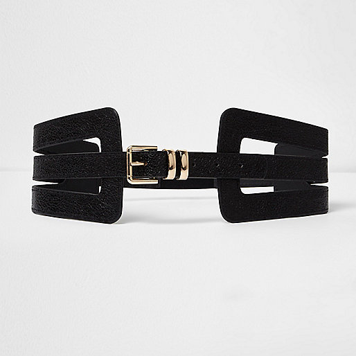 river island black cross bag,jacques-vertuk Shop Black cut out wide waist belt women 706751