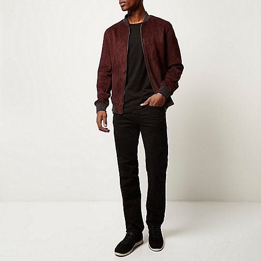 river island red coat,jacques-vertuk Outlet Black Dean straight jeans men 279232