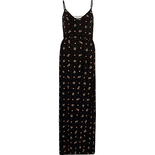 river island boots white,jacques-vertuk Shop Black ditsy print tie up cami maxi dress women 702906