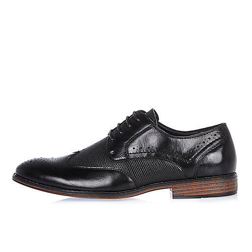 river island jean,Where Else Sells jacques-vertuk Clothes Black embossed smart shoes Shoes Shoes / Boots men