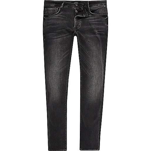 jacques-vertuk Black faded skinny fit Sid jeans 299705 men Jeans Skinny Jeans