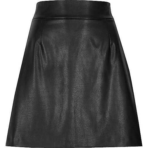 river island tote bag,jacques-vertuk Sale Black faux leather high waisted mini skirt women 705171