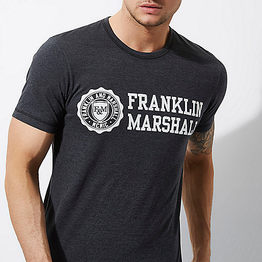 river island cross the body bag,jacques-vertuk Online Black Franklin & Marshall print T-shirt men 301113