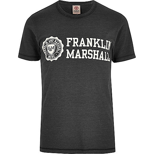 river island cross the body bag,jacques-vertuk Online Black Franklin & Marshall print T-shirt men 301113