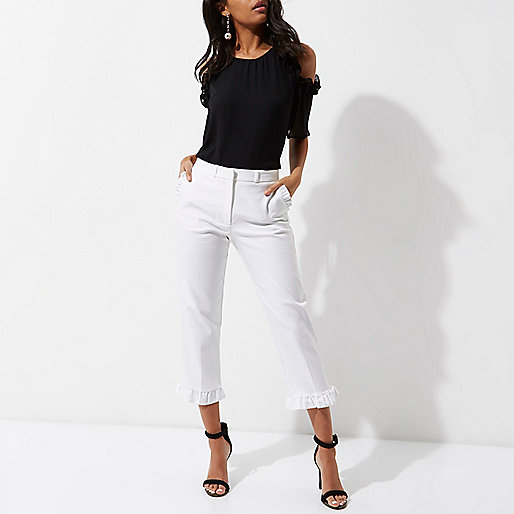 river island black rucksack,jacques-vertuk Work Clothes Black frill cold shoulder top Blouses Tops women