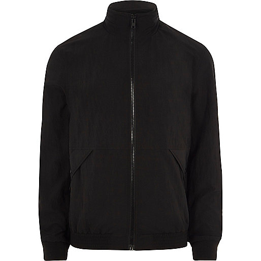 jacques-vertuk Black funnel neck jacket 303217 men Coats / Jackets Jackets