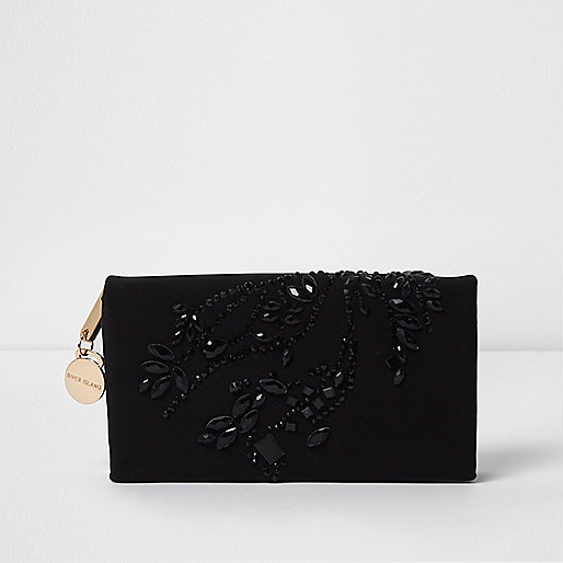 river island ri bag,jacques-vertuk Clothes Usa Black gem embellished foldout purse Purses Bags / Purses women