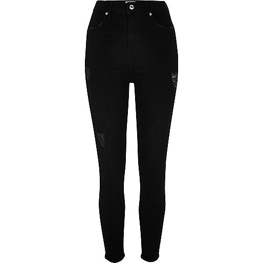 jacques-vertuk Black Harper high waisted skinny jeans 689853 women Jeans Skinny Jeans