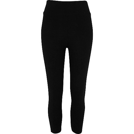 jacques-vertuk Black high rise capri leggings 682781 women Trousers Leggings