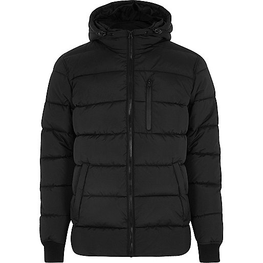 jacques-vertuk Black hooded puffer jacket 302624 men Coats / Jackets Jackets