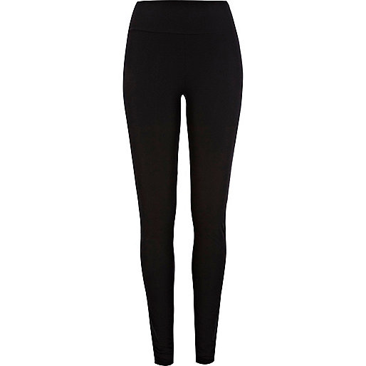 jacques-vertuk Black jersey high rise extra long leggings 668756 women Trousers Leggings