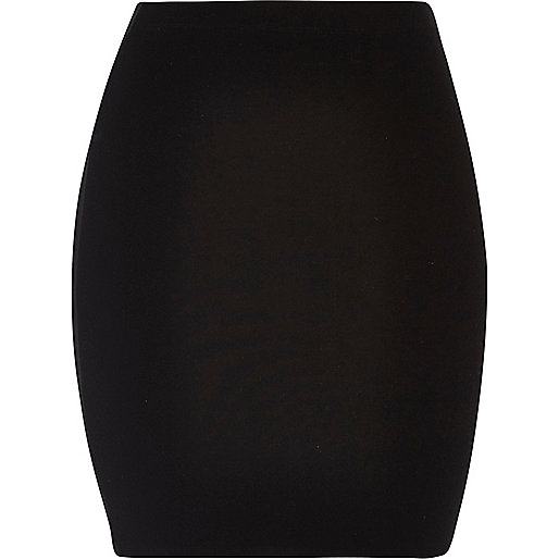 jacques-vertuk Black jersey mini skirt 695027 women Skirts Mini Skirts