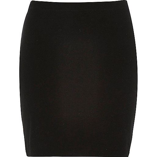 jacques-vertuk Black jersey mini skirt 703687 women Skirts Mini Skirts