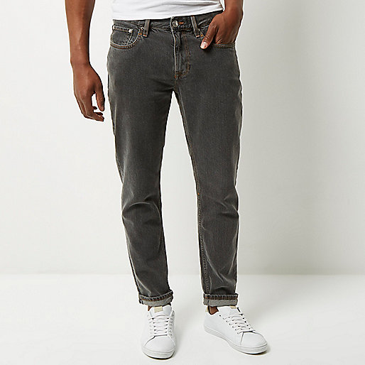 river island church street,jacques-vertuk South Africa Black Jimmy slim tapered jeans men 293701