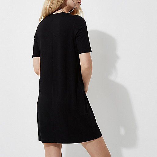 river island black bardot dress,jacques-vertuk Online Exclusive Black keyhole cut out T-shirt dress Plain T-Shirts / Tanks T-Shirts & Tanks Tops women