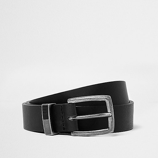 jacques-vertuk Black leather buckle belt 302404 men Accessories Belts