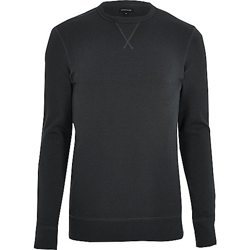 river island wedge boots,jacques-vertuk South Africa Black long sleeve muscle fit sweatshirt men 301078