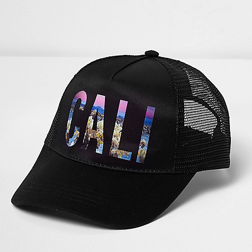 jacques-vertuk Black mesh back Cali baseball cap 299500 men Accessories Hats