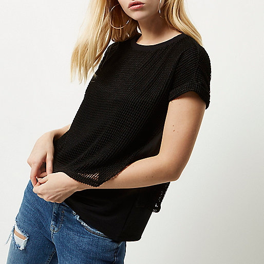 river island childrens dressing gowns,jacques-vertuk Buy Online Black mesh layered T-shirt T-Shirts & Tanks Sale women