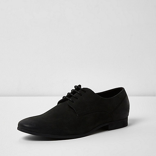 ebay river island,jacques-vertuk Dresses New Black nubuck leather smart shoes Shoes Shoes / Boots men